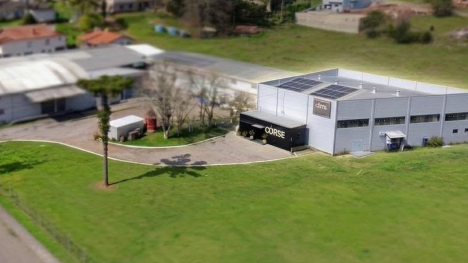 Vista aérea da fábrica CORSE em Caxias do Sul